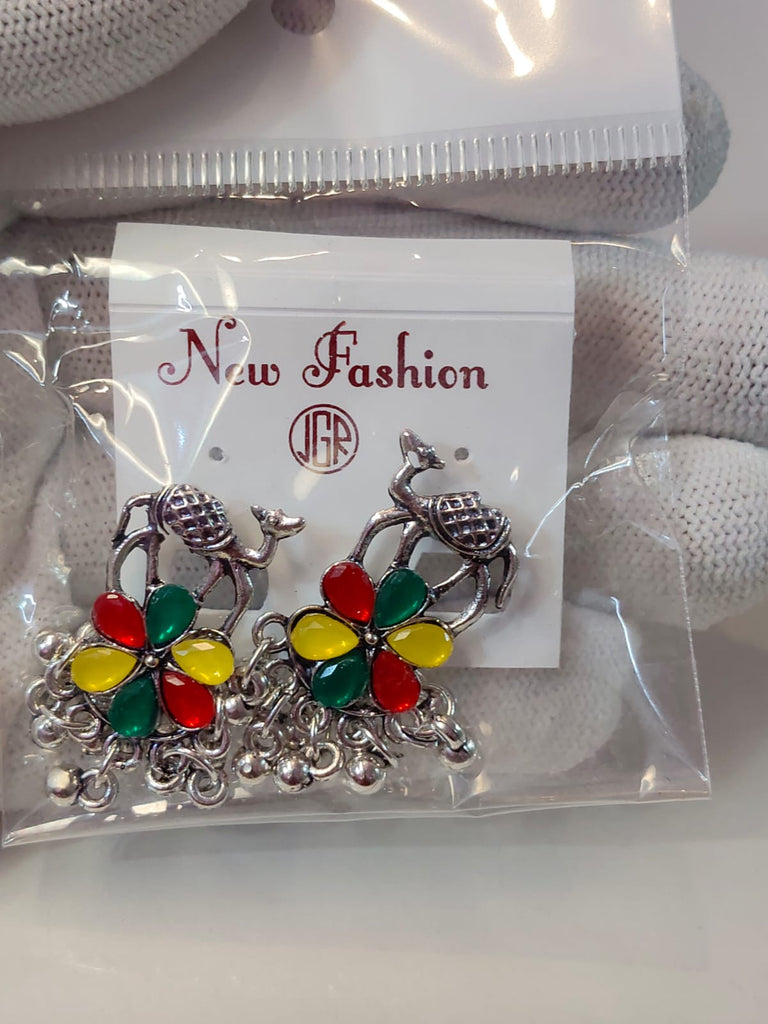 🐪 Rajasthani Camel Design Earrings – Vibrant & Traditional
