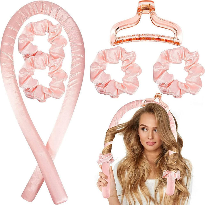 Satin Heatless Hair Curler Set